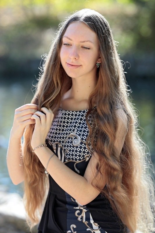 портрет, осень Верунькаphoto preview