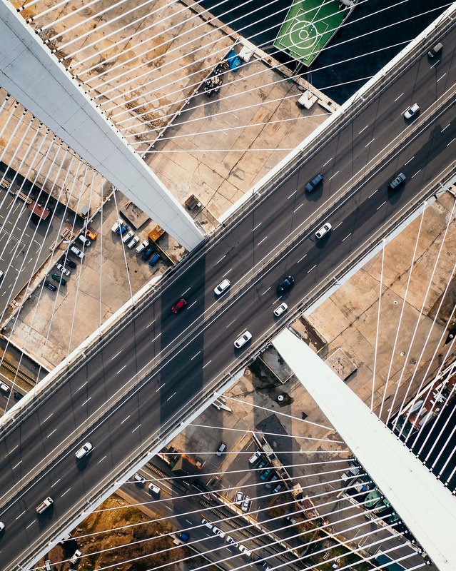 аэросъемка, владивосток, приморье, мост, золотой мост, паутина,пилон, геометрия, линии, искажение Паутина Золотого мостаphoto preview