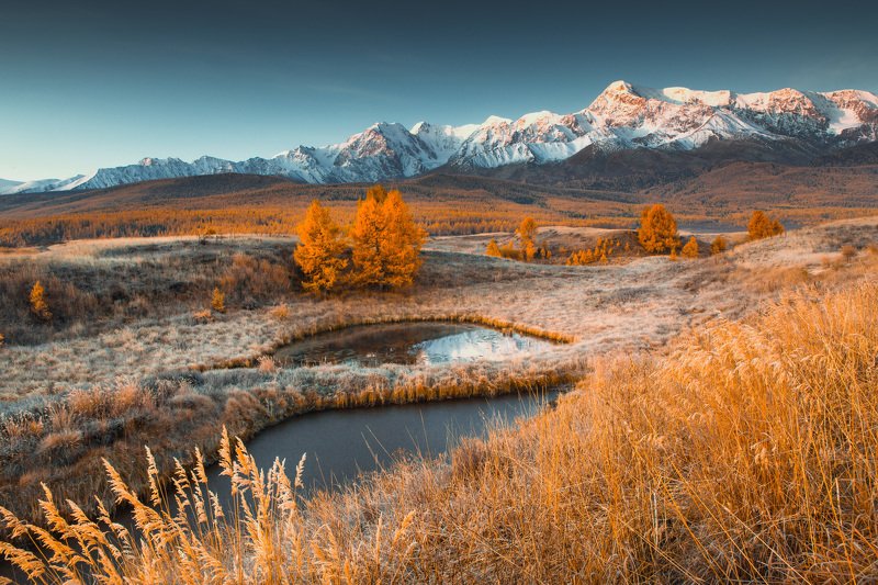 утро, рассвет Утро, рассвет, Алтай, горыphoto preview