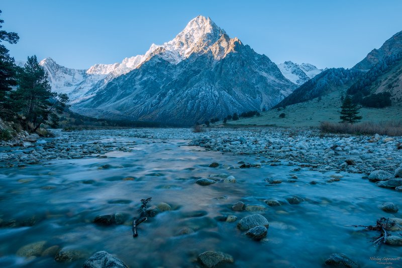 кабардино-балкарский высокогорный заповедник, кбр, кавказ, ущелье, северный кавказ, заморозки \