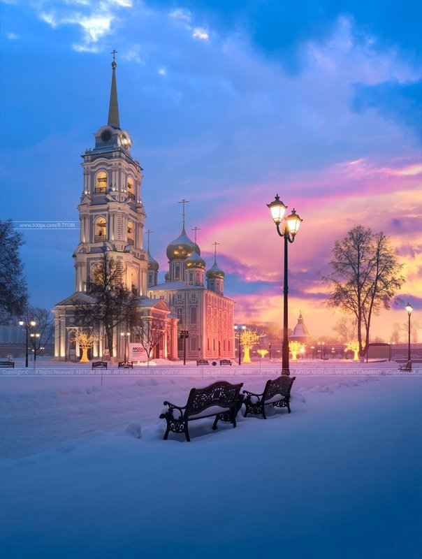 тула, кремль, успенский собор, храм, церковь, артем мирный, снег, россия, достопримечательность, artyom mirniy, tula, russia, kremlin, art, capriccio, veduta, photoartist, ведута, каприччио, фотохудожник, Успенский собор Тульского Кремляphoto preview