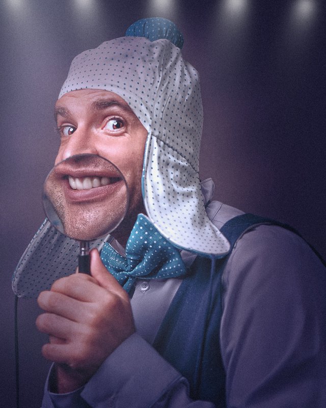 man, male, portrait, fun, joy, joke, comediant, actor, people, one, person, funny, face, headshot СМАЙЛИКphoto preview