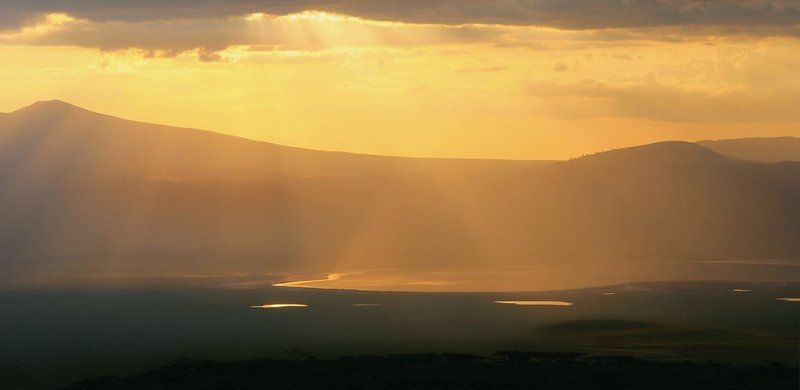 африка, кратер, закат, сафари, танзания Кратер Нгоро Нгороphoto preview