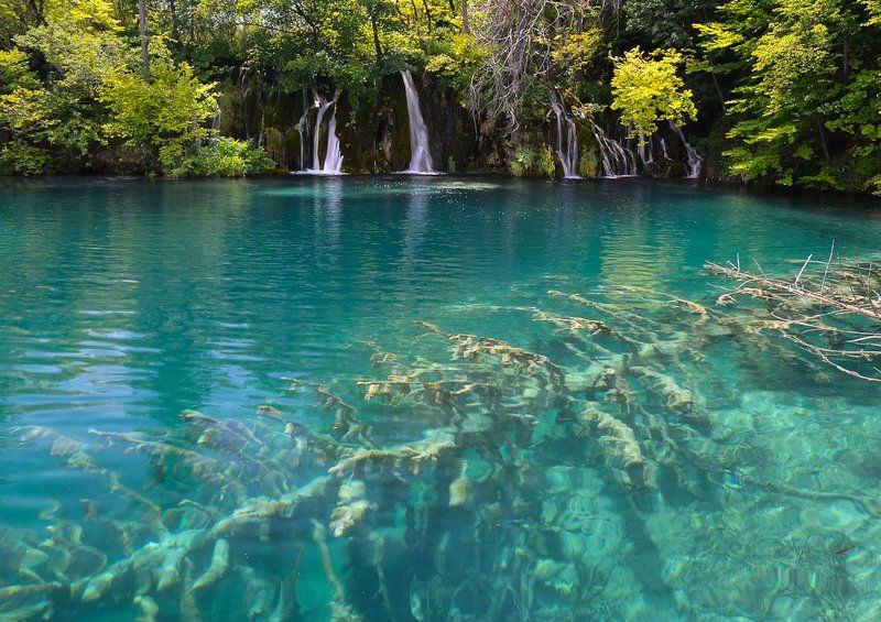 Изумрудные воды Плитвицких озер фото превью