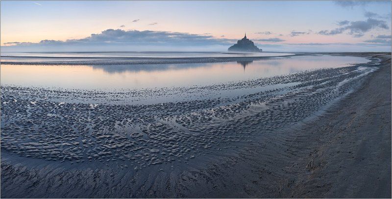 mont, saint-michel, мон-сен-мишель Призрачный островphoto preview