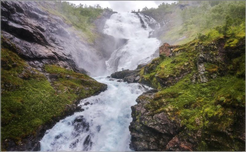 нрвегия, водопад,  кьосфоссен, флом Песня  водопада Кьосфоссенphoto preview