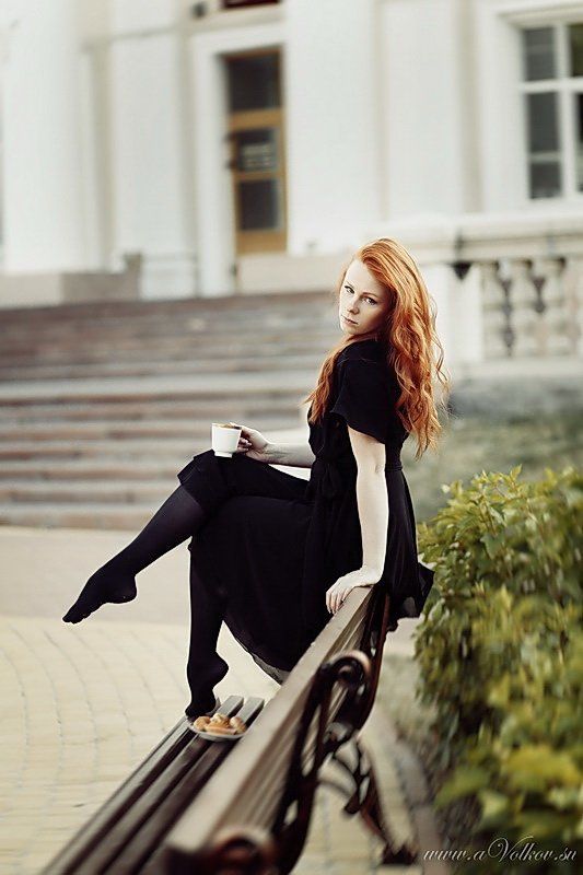 утро, девушка, кофе Morning coffephoto preview