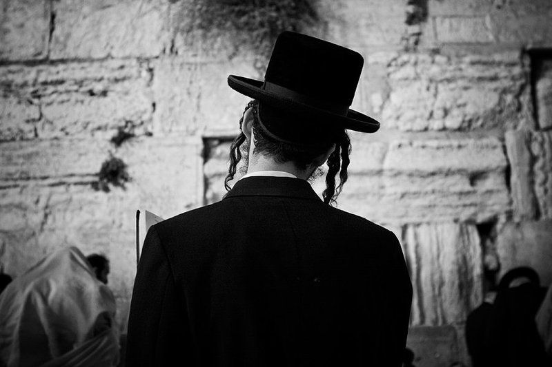 jerusalem, prayer, western wall blackת and white *****photo preview