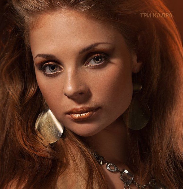 девушка, рыжая, ткань Пылающая охраphoto preview