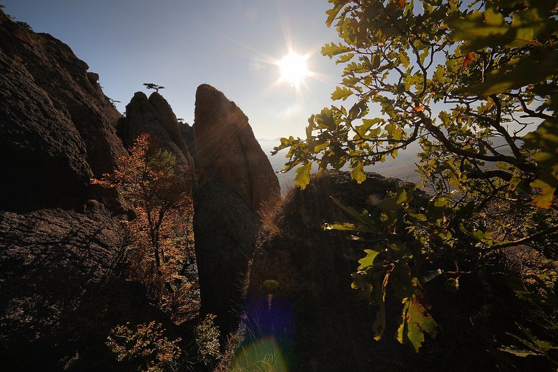 крым, горы, осень, демерджи Демерджи в осеннем наряде фото превью
