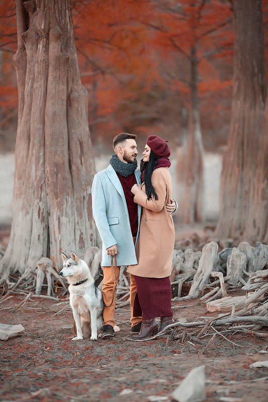 семья, семейная фотография, семейная фотосессия, lovestory, двое, радость, счастье, детский и семейный фотограф ольга францева, фотосессия, семейный фотограф фотограф, осень, фотопрогулка, семья, любовь Осенние кипарисыphoto preview