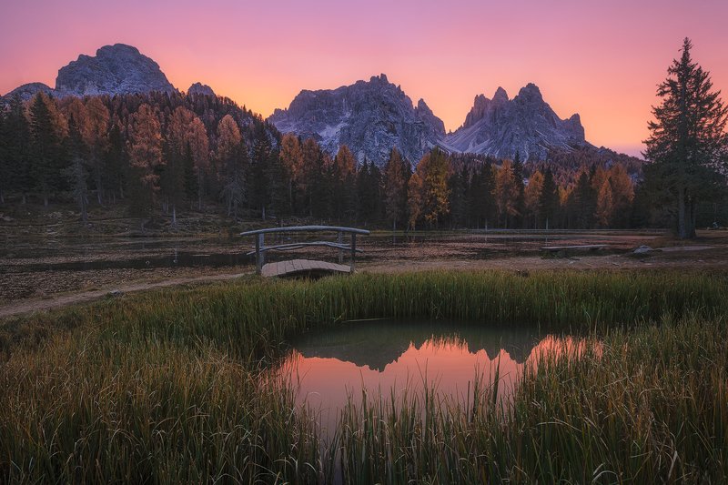 Sunrise in Lago di Antornophoto preview