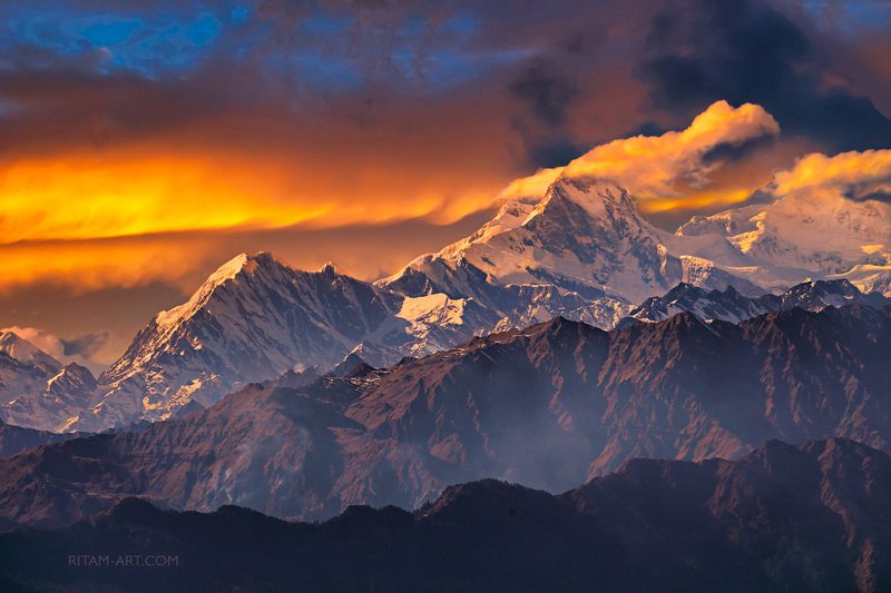 Гималаи. Огненная феерия / The Himalayas. A Fiery Extravaganzaphoto preview