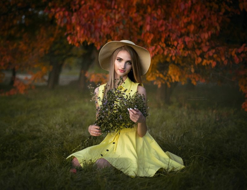 девушка, сказка, лето, волшебство, фото, арт, осень photo preview