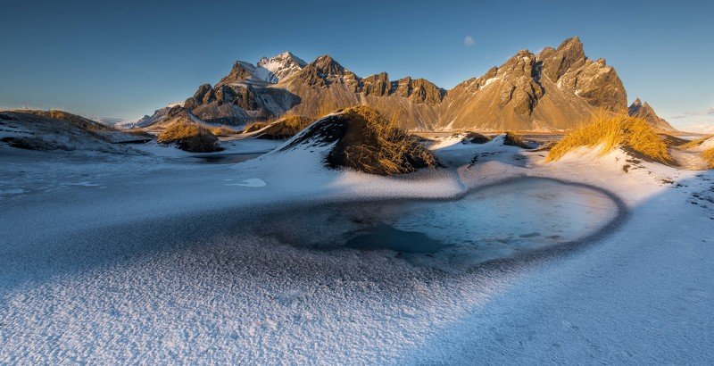 исландия, вестрахорн, стокснес, зима, снег, гора, Сердце Вестрахорна...photo preview