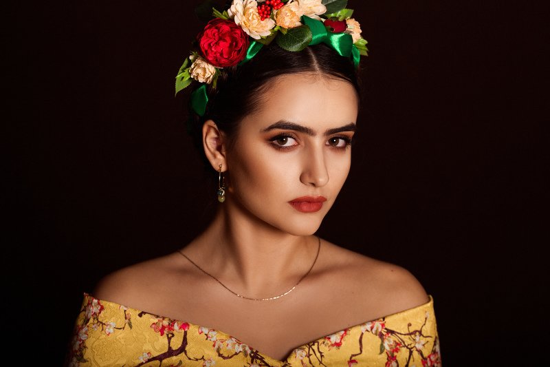 портрет, женский портрет, Фрида Кало, художница образ Фриды Калоphoto preview