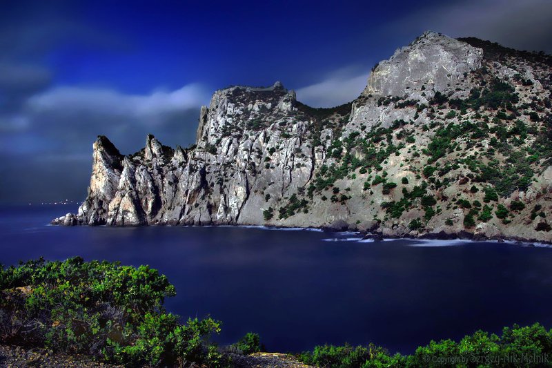 крым, новый-свет, пляж, море, ночь, луна Новосветская в лунном сиянииphoto preview