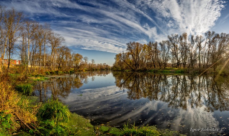 пейзаж, панорама, осень, landscape, panorama, autumn Притяжение силыphoto preview