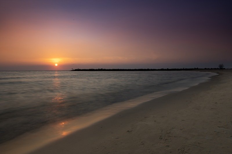 закат, море Закат в Нетанииphoto preview