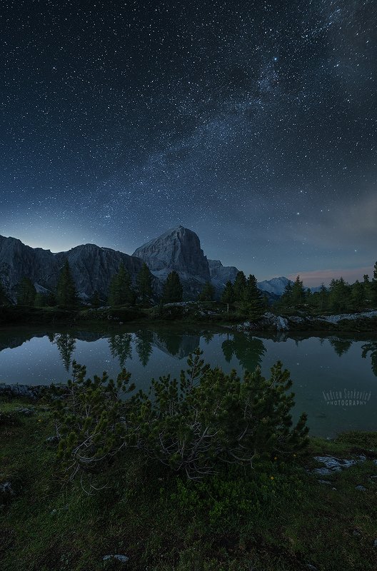 доломиты, dolomiti, dolomites Ночной пейзажик из летних Доломитphoto preview