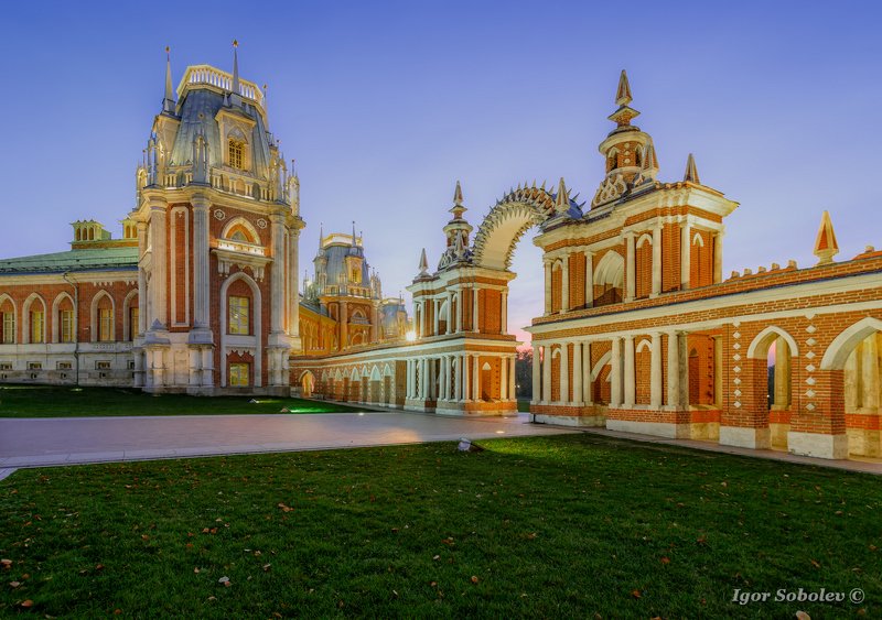 Царицыно, вечер, осень, Tsaritsyno, evening, autumn Цирицыноphoto preview