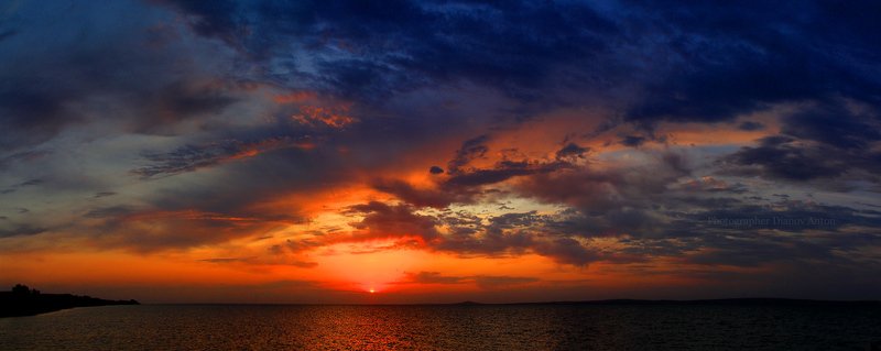 тамань, закат, море, таманский залив, солнце, небо, фанагория Взрыв Фанагорииphoto preview