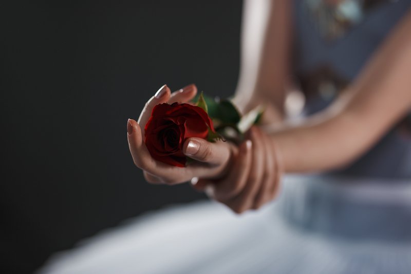 Балет роза руки грация Хрупкостьphoto preview