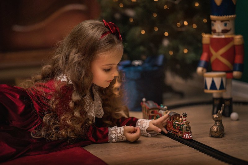 новый год, щелкунчик, сказка, детский портрет, детский фотограф photo preview