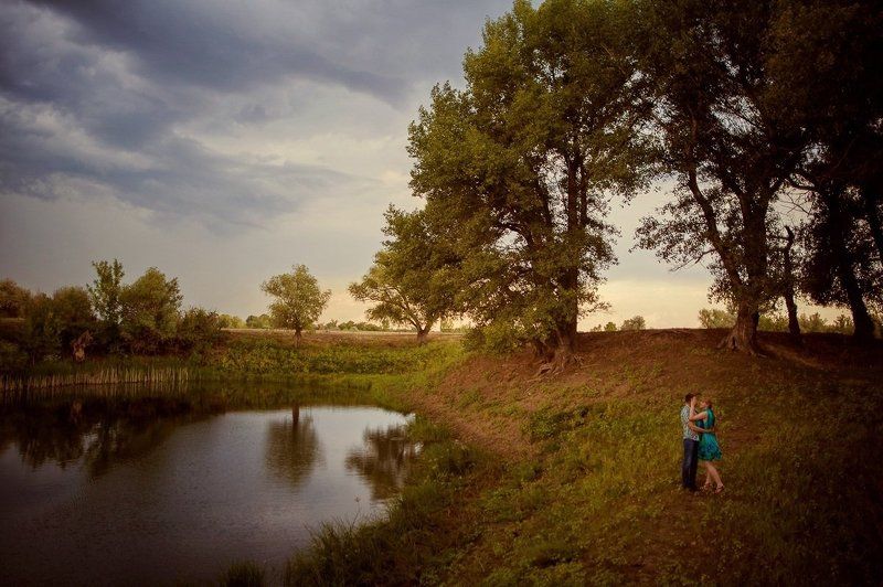 пейзаж, пара, love story, история любви love storyphoto preview