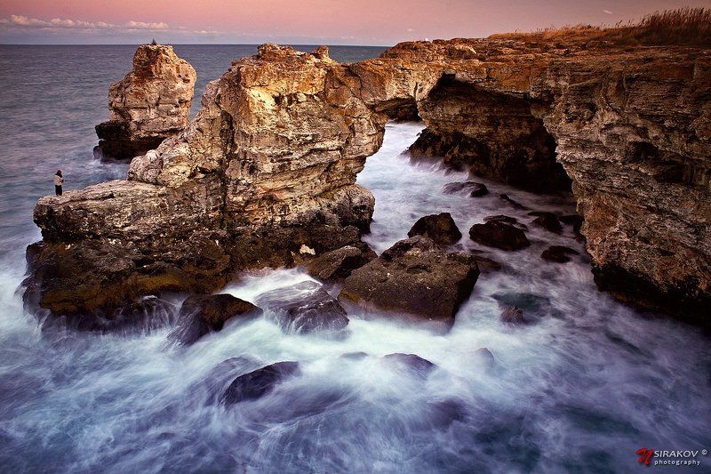 black sea, old, man, landscape, sea, water, sunset, sun, set, nsirakov, tiulenovo, bulgaria The Old man and the Seaphoto preview