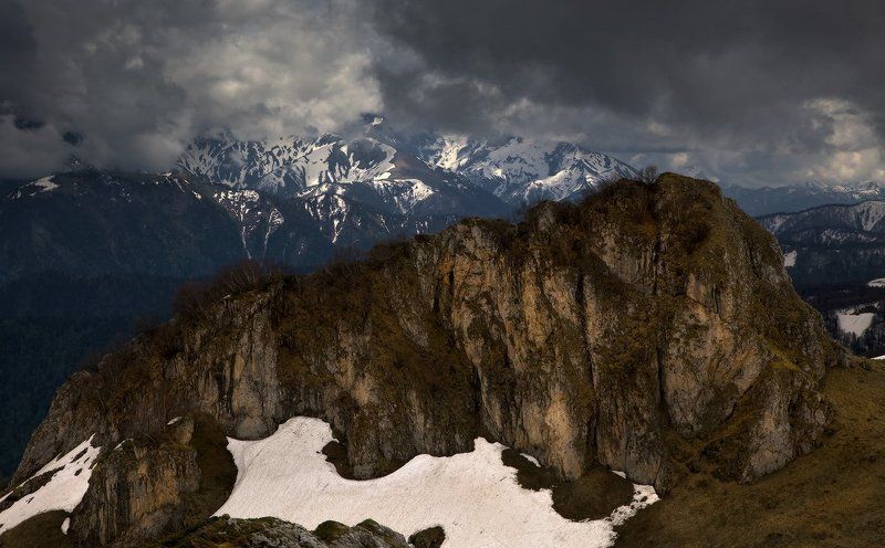 горы, лаго-наки На пути у  непогоды..photo preview