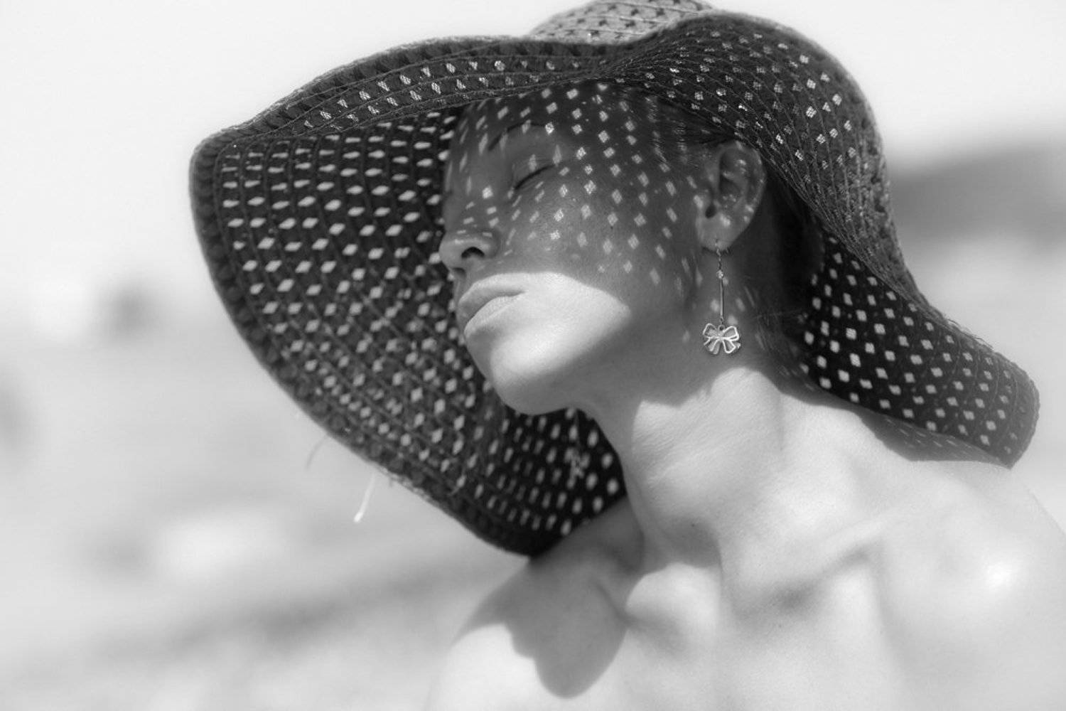 девушка, шляпка, Григорий Иващенко