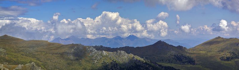 горы, облака Перевалы от Калагаша к Курагануphoto preview