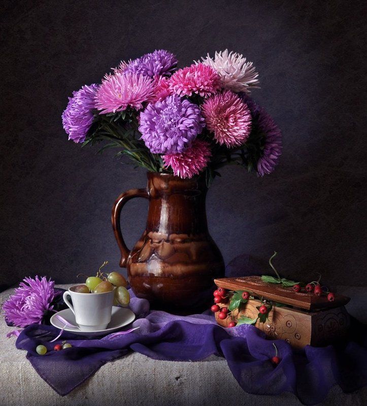 астры первый день осени...photo preview