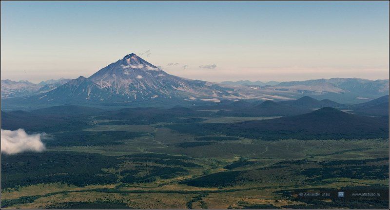 вулкан, ходутка, камчатка, горы, долина Ходуткаphoto preview