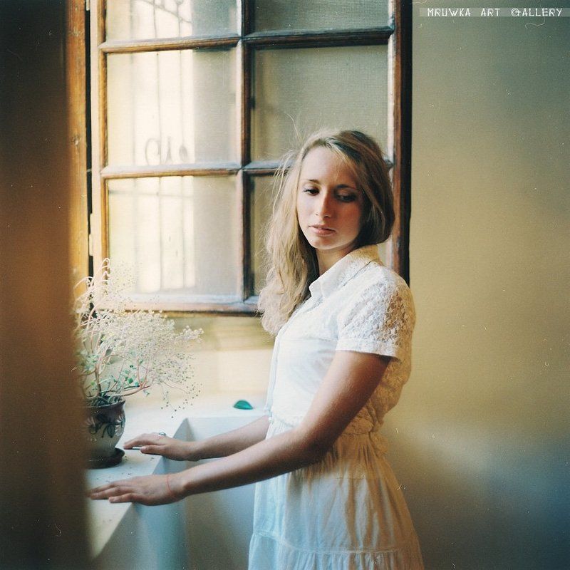 kodak portra 400, скрипка, девушка Катерина фото превью