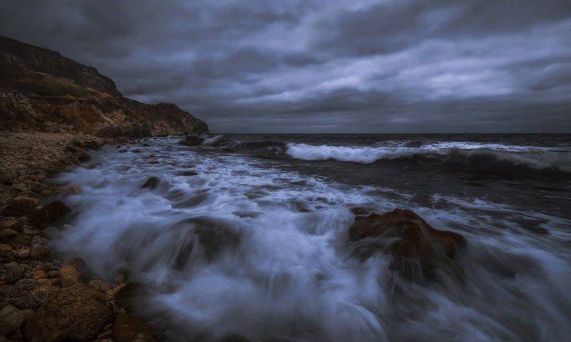 Берег Джангуля.Крым.Тарханкут.photo preview