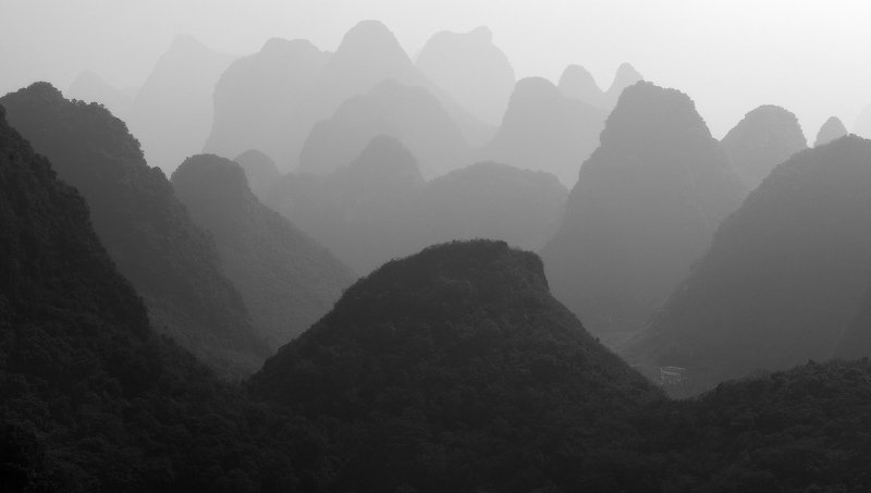 china, китай Among Hillsphoto preview