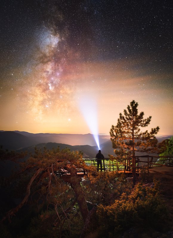 rhodopes, bulgaria, mountains, night Съзерцаниеphoto preview