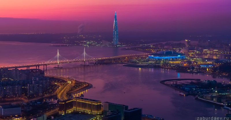 россия, петербург, вечер, закат, осень Новый Петербургphoto preview