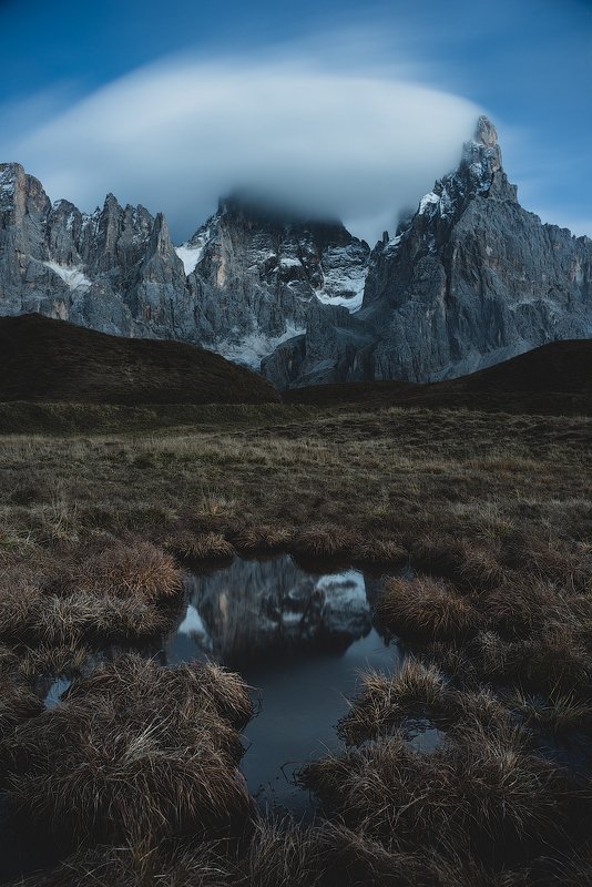 горы, альпы, доломиты, закат, mountains, alps, dolomites, sunset photo preview