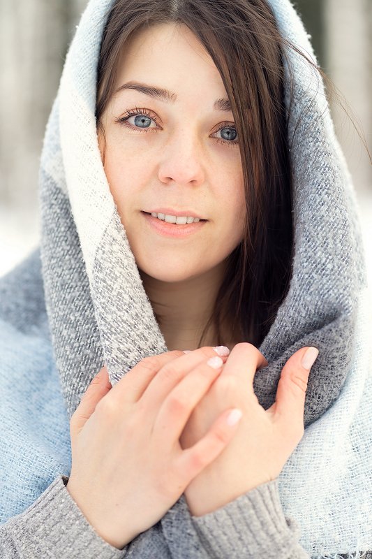 портрет, зима ***photo preview