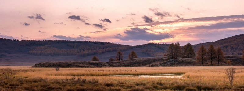 горы, алтай, горный алтай, ник васильев, красота, вода, озеро джангысколь, солнце, панорама, вечер, закат, урочище ештыкёль, северо-чуйский хребет Палитра рассвета.photo preview