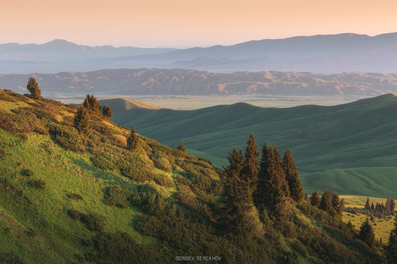 текес, казахстан, пейзажи казахстана, фото казахстана, Река Текес и ее окрестностиphoto preview