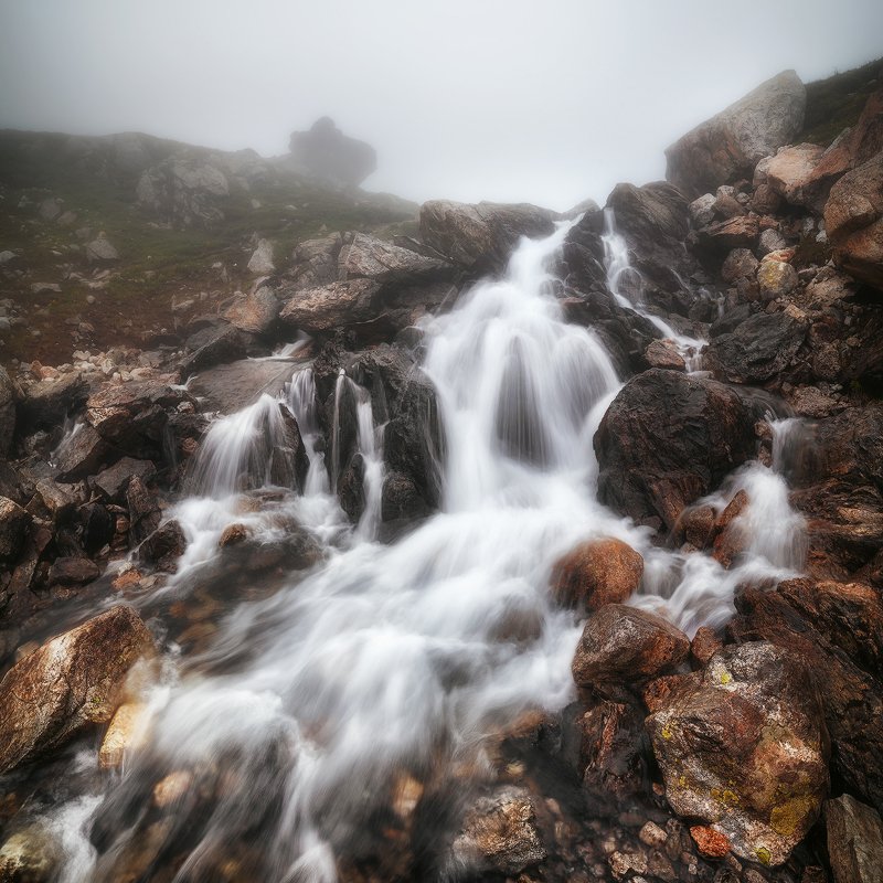 горная река, водопад, пейзаж, кавказ, архыз У истоков реки Кашха-Эчкичатphoto preview