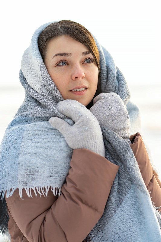 портрет, зима ***photo preview