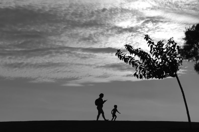 silhouet black and white people silhouettes ...#21photo preview