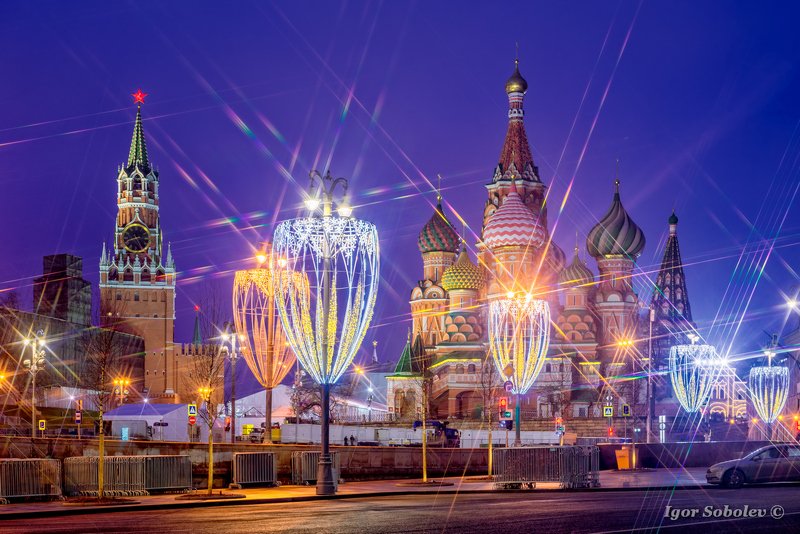 Москва, Кремль, Новый год, Moscow, Kremlin, New Year Праздничная Москваphoto preview
