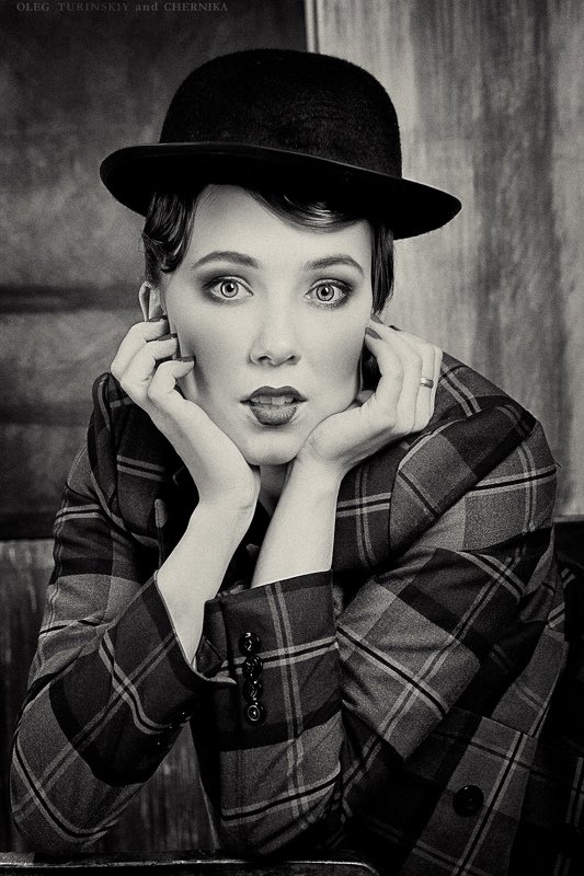 ретро сеппия женщина портрет женский Анастасияphoto preview