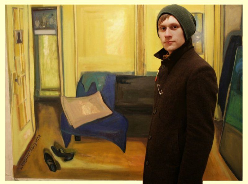 портрет, борей, картина, интерьер Персональный нарисованный мирphoto preview